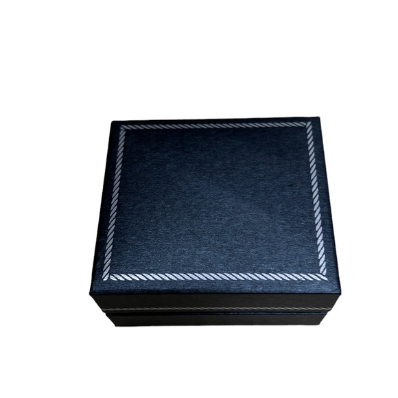 Diamond Zircon 1” Gold Plated Hoops, 1.5 - 2 Ct, Classic Box, NWOT - Picture 7 of 7